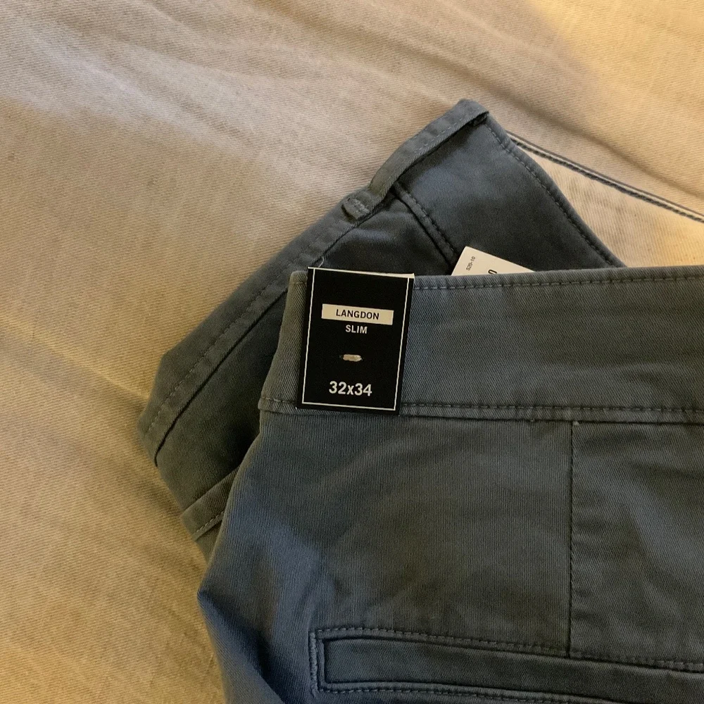 Abercrombie & Fitch blue slim pants 32x34 - Picture 1 of 10